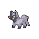 Poochyena, Front, in Diamond & Pearl