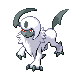 Absol, Front, in Diamond & Pearl