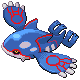 Kyogre, Front, in Diamond & Pearl