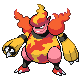 Magmortar, Front, in Diamond & Pearl