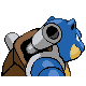 Blastoise, Back, in Diamond & Pearl