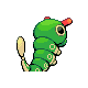 Caterpie, Back, in Diamond & Pearl