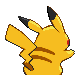 Pikachu, Back, in Diamond & Pearl