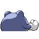 Poliwhirl, Back, in Diamond & Pearl