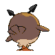 Hoothoot, Back, in Diamond & Pearl