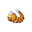 Weedle, Front, in Emerald