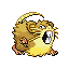 Raticate, Front, in Emerald