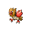 Spearow, Front, in Emerald