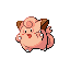 Clefairy, Front, in Emerald