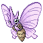 Venomoth, Front, in Emerald