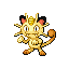 Meowth, Front, in Emerald