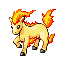 Ponyta, Front, in Emerald