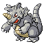 Rhydon, Front, in Emerald