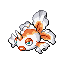 Goldeen, Front, in Emerald