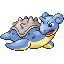 Lapras, Front, in Emerald