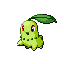 Chikorita, Front, in Emerald