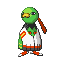 Xatu, Front, in Emerald