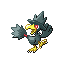 Murkrow, Front, in Emerald
