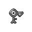 Unown F, Front, in Emerald
