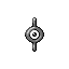 Unown I, Front, in Emerald