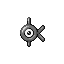 Unown K, Front, in Emerald