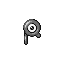 Unown R, Front, in Emerald