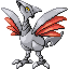 Skarmory, Front, in Emerald