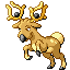 Stantler, Front, in Emerald