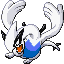 Lugia, Front, in Emerald