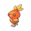 Torchic, Front, in Emerald