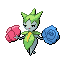 Roselia, Front, in Emerald