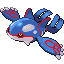 Kyogre, Front, in Emerald