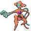 Deoxys Normal Forme, Front, in Emerald