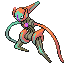 Deoxys Speed Forme, Front, in Emerald