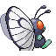 Butterfree, Back, in Emerald