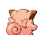 Clefairy, Back, in Emerald