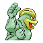 Machamp, Back, in Emerald