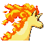 Rapidash, Back, in Emerald