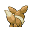 Eevee, Back, in Emerald
