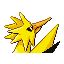 Zapdos, Back, in Emerald