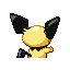 Pichu, Back, in Emerald