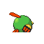 Natu, Back, in Emerald