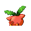 Hoppip, Back, in Emerald