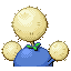 Jumpluff, Back, in Emerald