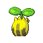 Sunkern, Back, in Emerald