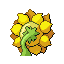 Sunflora, Back, in Emerald