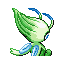 Celebi, Back, in Emerald
