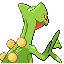 Sceptile, Back, in Emerald