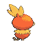 Torchic, Back, in Emerald