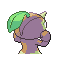 Nuzleaf, Back, in Emerald